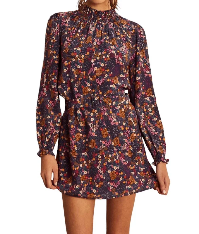 Fashion Sale Creed Mini Dress In Peacock Garden