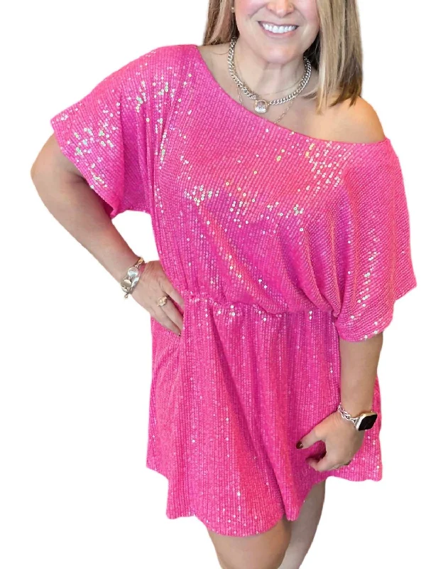 Fashion For Every Occasion Life Of The Party Mini Dress In Pink