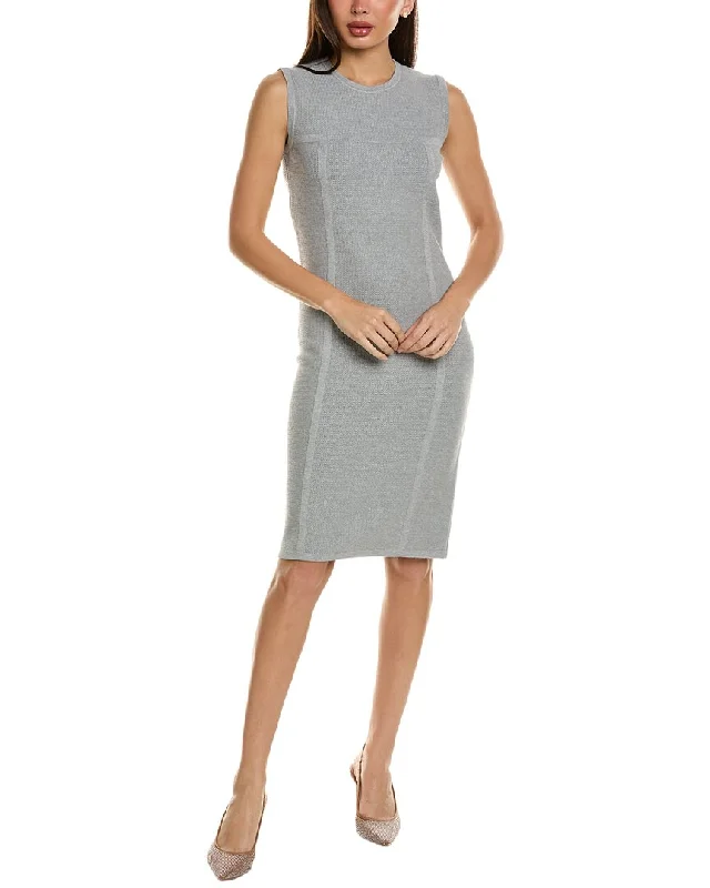 Best-Sellers St. John Melange Stretch Pique Knit Mini Dress