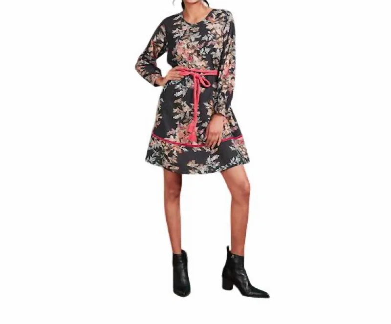 Celebrate With Big Savings Dorotea Short Mini Dress In Black Germaine