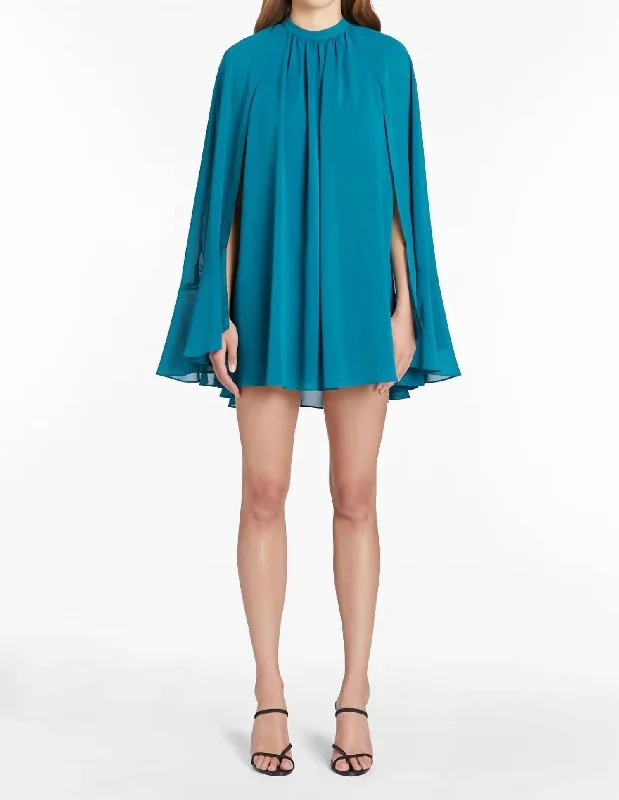 Elegant Attire Sancerre Mini Dress In Jewel