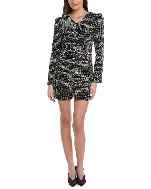 Sleek Design Lea & Viola Tweed Mini Dress