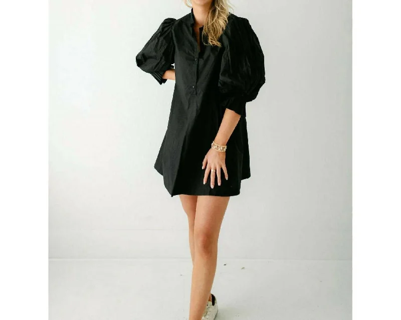 Discounts On Casual Weekend Styles Park Mini Dress In Black