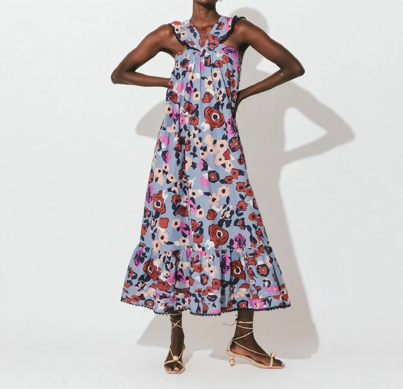 Summer Splash Sale Hedy Midi Dress In Waterlily