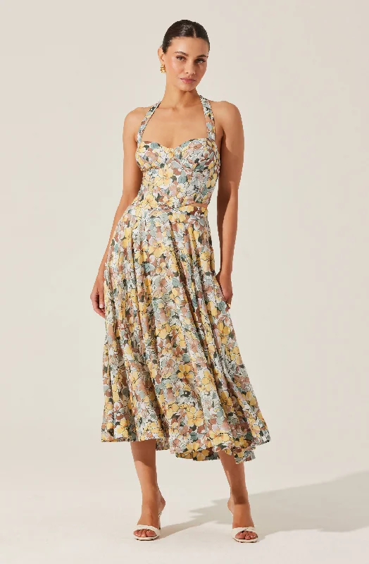 Fashion-Forward Floral Midi Skirt