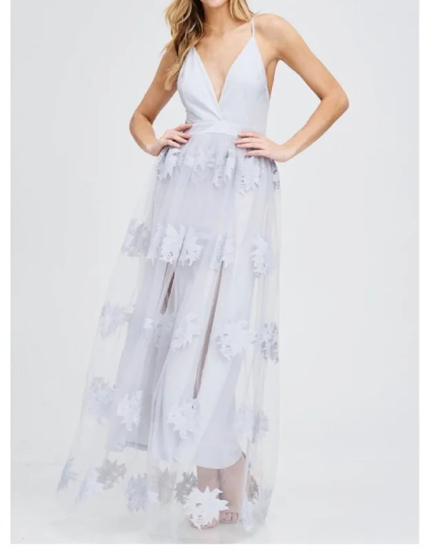 Day-To-Night Styles Maxi Dress in Light Blue