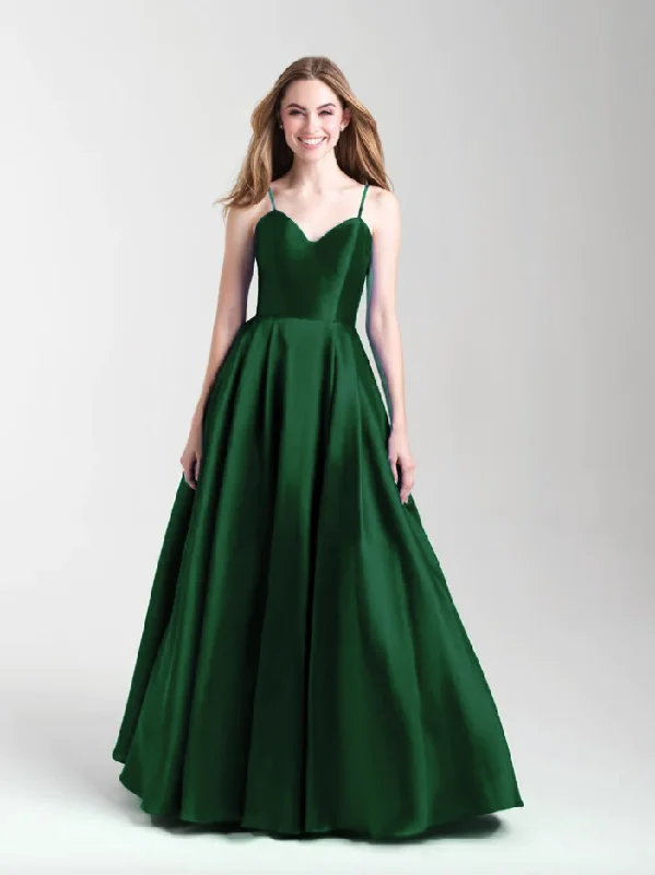 Limited-Time Offer 12 - ssb green satin ball gown