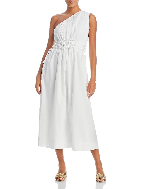 Elevate Your Wardrobe La Ora Womens Cotton Mid-Calf Midi Dress