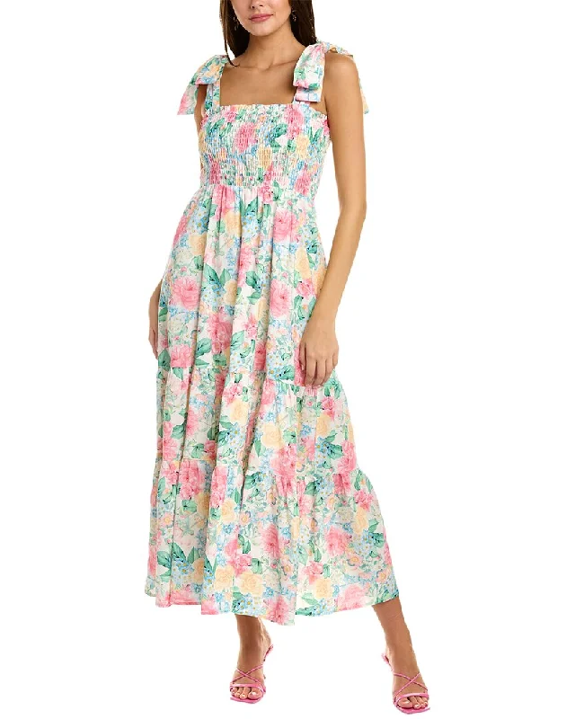 Update With Cottagecore Styles Kathleen Maeve Emma Linen-Blend Maxi Dress