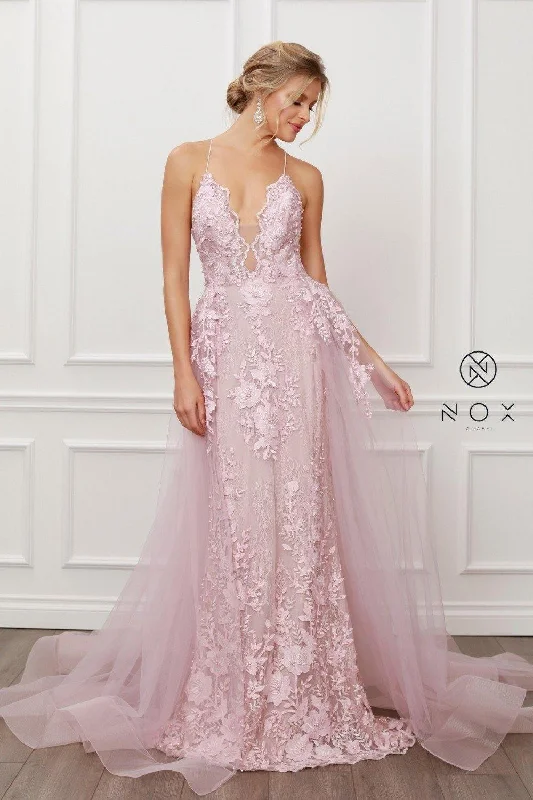 Massive Selection Sale Feminine Soft - Hued Styles Long Blush Gown Prom Dress
