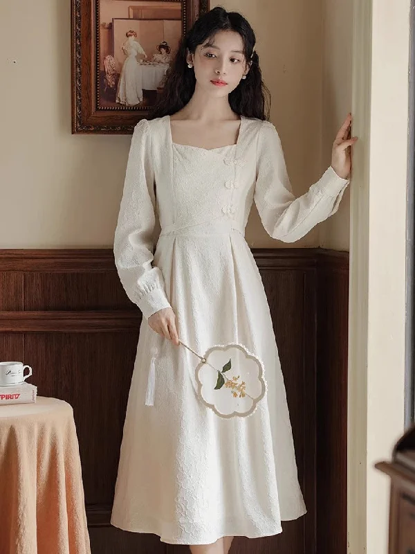 Seasonal Sale 2023 New Women's Clothing Long Sleeve Dress     S3461