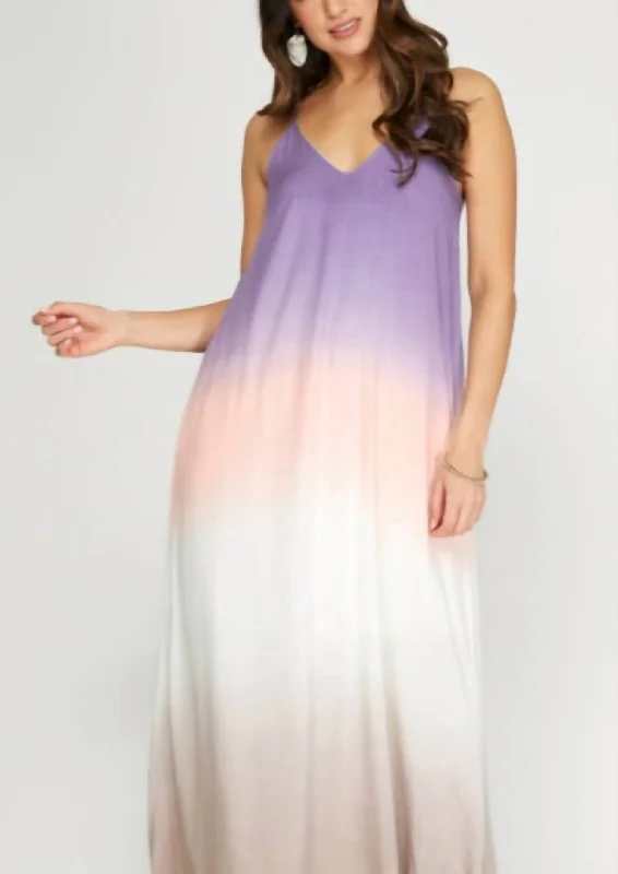 Big Savings Ombre Maxi Dress in Ombre