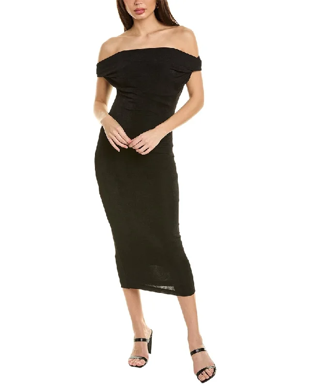 Clearance Event Lyra & Co Off-the-Shoulder Midi Dress