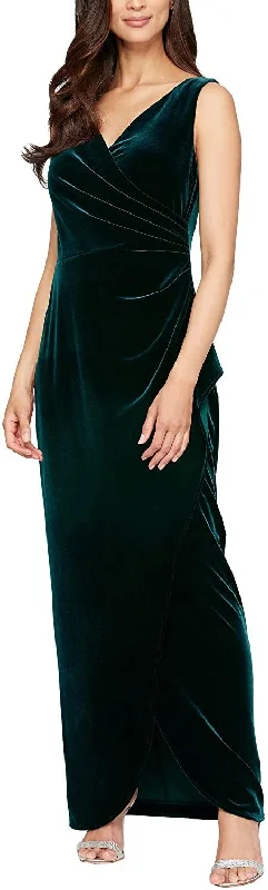 Budget Friendly Evening Looks Alex Evenings AE81918572 Long Sleeveless Formal Dress Sale