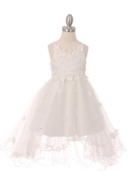 Pastel Styles Satin Tulle Party Dress by Cinderella Couture USA AS9019