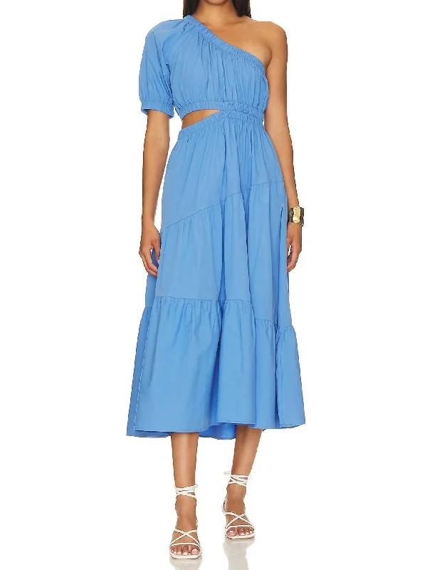 Clearance Event Leena Maxi Dress In Ultramarine Indigo