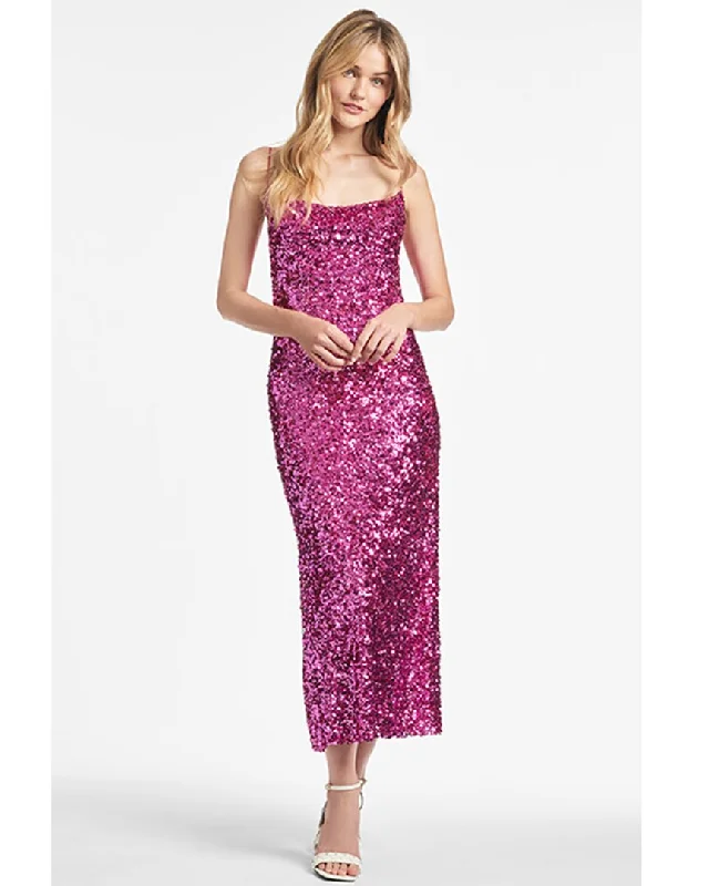 Huge Savings On Parisian Styles Sachin & Babi Sequin Sanza Midi Dress