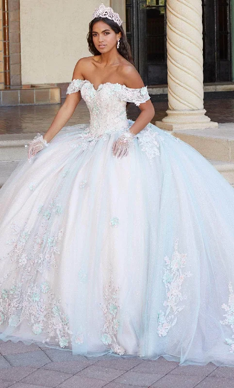 Latest Trends Quinceanera Collection 26055 - Embellished Off-Shoulder Gown