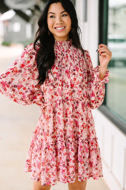 Stylish Looks Just In Case Natural Floral Dress