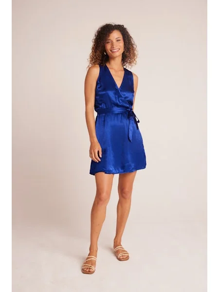 Discounts On Casual Weekend Styles SATIN WRAP DRESS