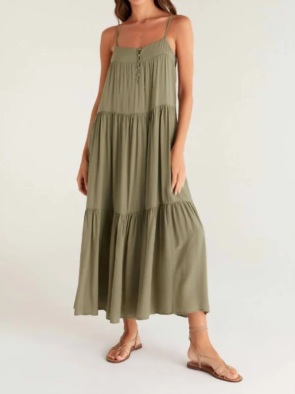 Clearance Event Waverly Maxi Dress In Smoked Sage