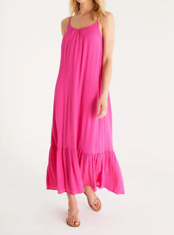 Latest Fashion Madeline Maxi Dress in Pink