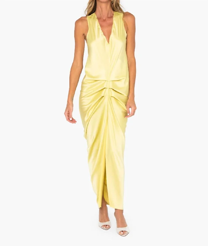 Wardrobe Update Casey Maxi Dress In Honeysuckle