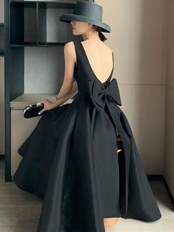 Elevate Your Wardrobe Elegant Black Prom Birthday Ball Gown Backless Big Bow-tie Evening Guest Long Party Summer Dresses Y5790