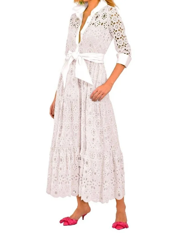 Seasonal Trends Little Bo Peep Maxi Dress In White