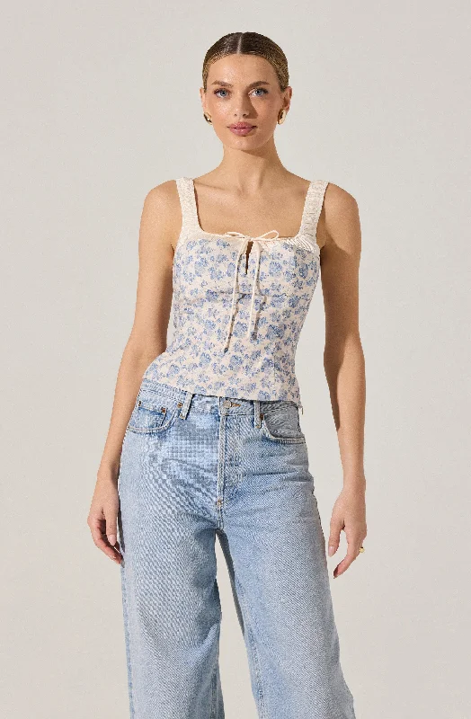 Trend Alert Floral Milkmaid Top