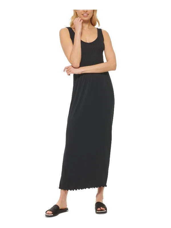 Mother'S Day Special Womens Summer Slub Maxi Dress