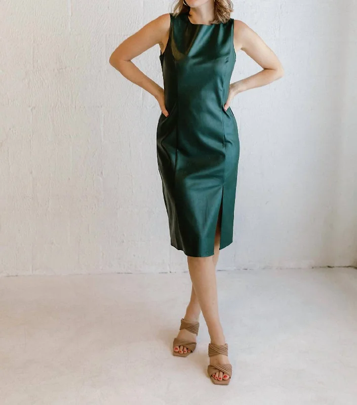 Season Sale Suri Midi Dress In Pine