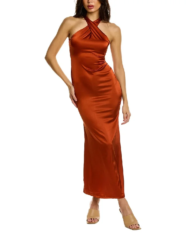 Wardrobe Upgrade To My Lovers Halter Maxi Dress