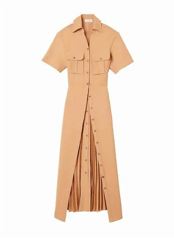 Hot Trends Women's Florence Midi Dress In Tan