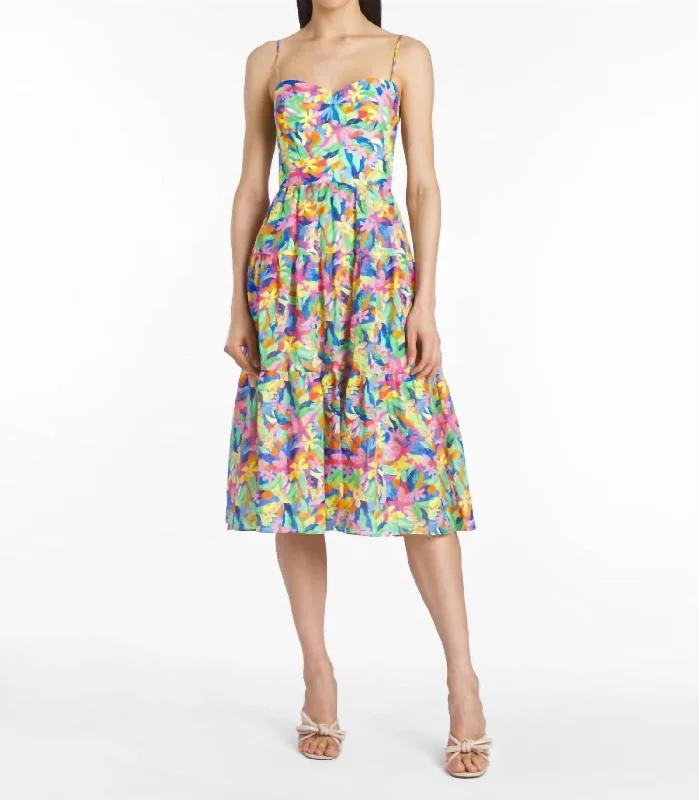 Fashion Sale Tula Midi Dress In Paradiso Print