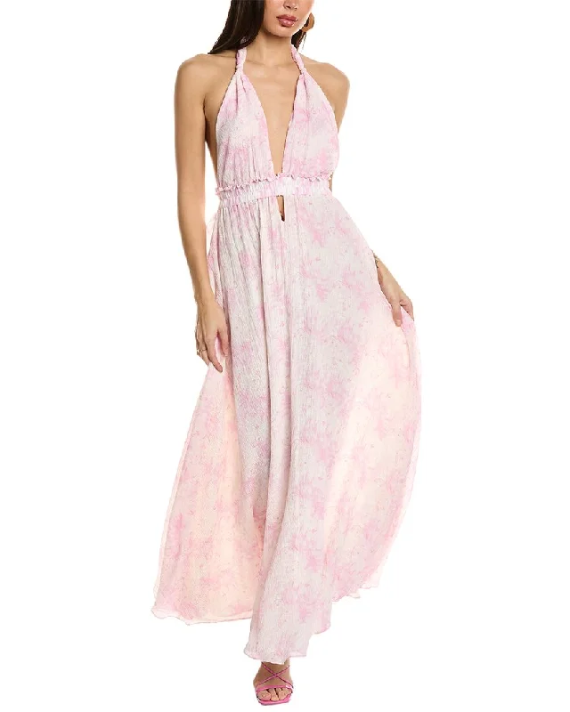 Stylish Looks LoveShackFancy Love Silk-Blend Maxi Dress