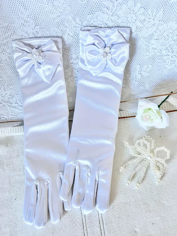 End - Of - Month Blowout Satin Long Gloves