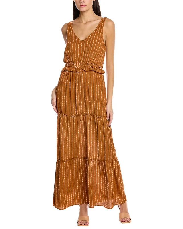 Limited Time Deal Lucky Tiered Maxi Dress