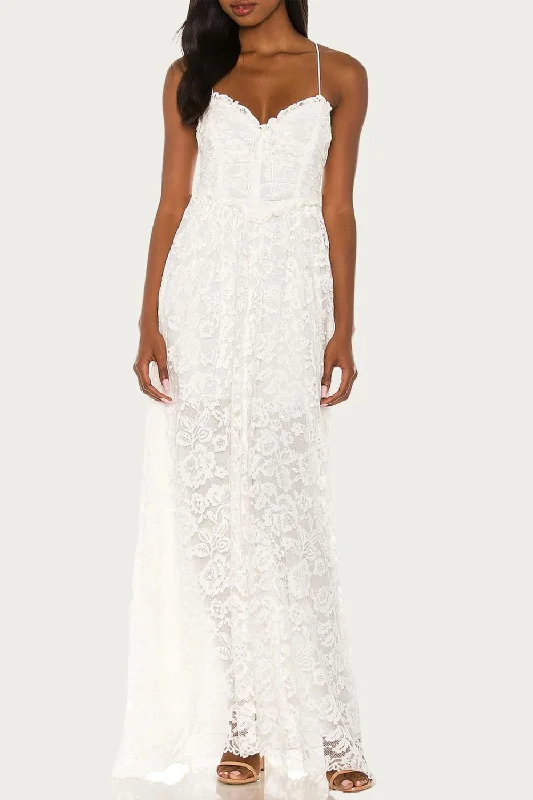 Clearance Event Joelle Maxi Dress In White