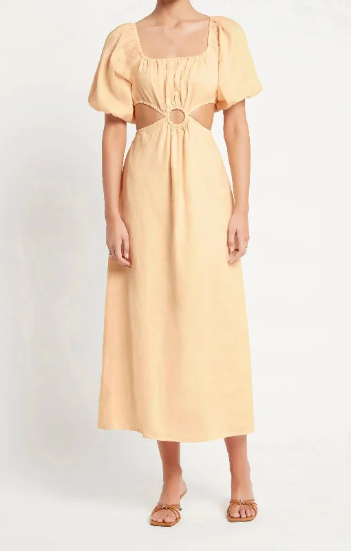 Clearance Event Trinita Maxi Dress In Plain Butter