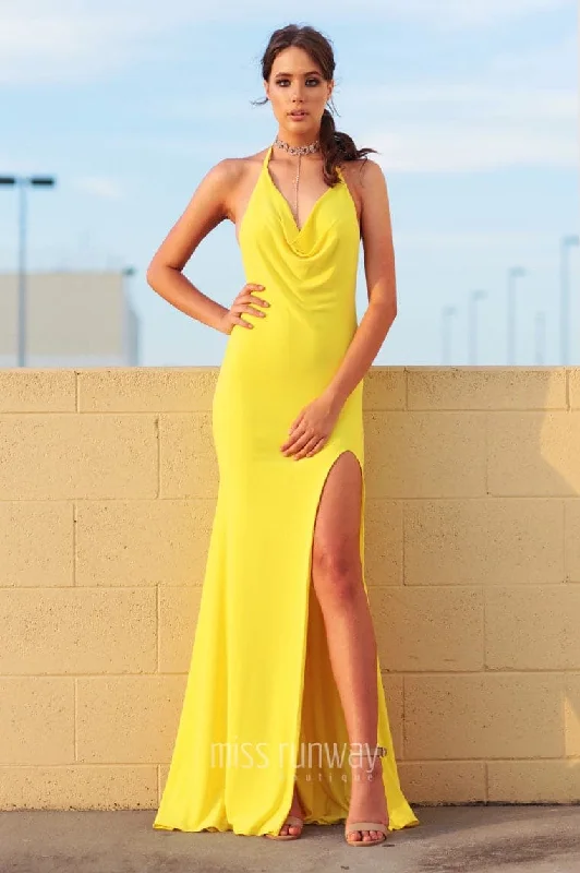 Special Occasion Wear Roxy Gown - Yellow