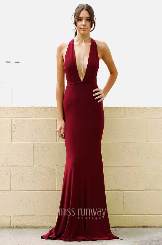 Summer Essentials Alexis Gown - Wine